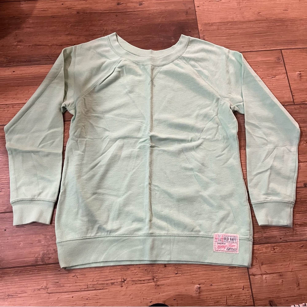 Old Navy Mint Green Crewneck Sweatshirt
